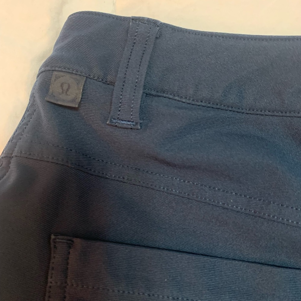 lululemon athletica Navy and Black High-Rise Workout Leggings